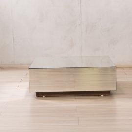 MESA DE CENTRO ELEGANCE ESPELHADA  APOLO CASA