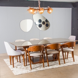 CONJUNTO MESA DE JANTAR HELENA APOLO CASA