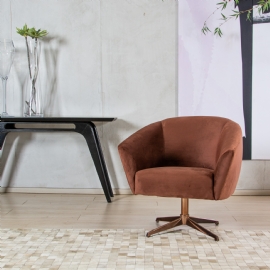 POLTRONA PILAR COM BASE GIRATORIA APOLO CASA