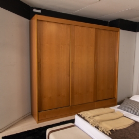 ROUPEIRO 3 PORTAS NATURALLE COM SAPATEIRA APOLO CASA