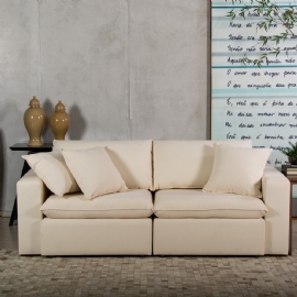 SOFA RETRATIL E RECLINAVEL DOMUS NEW APOLO CASA