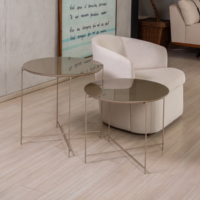 Conjunto Mesa de Canto Fanny  Apolo Casa